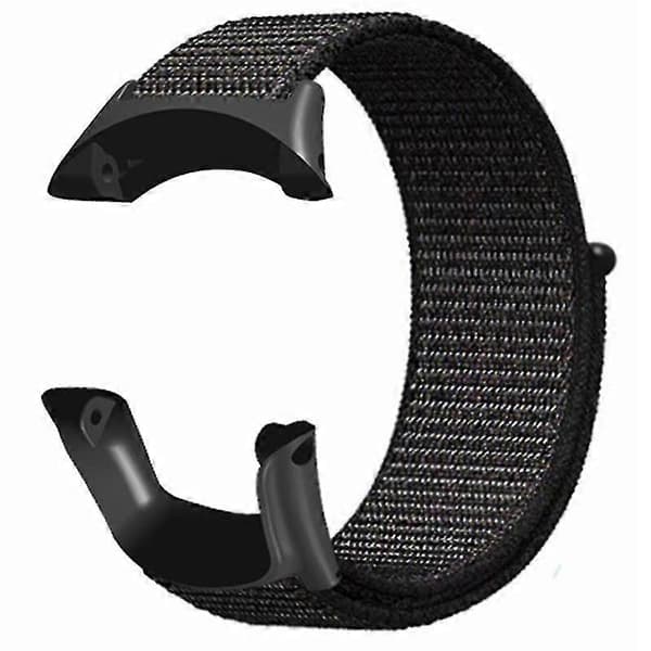 Kompatibelt med Suunto Ambit3/Ambit3 Peak klockarmband Nylon Sport Loop klockrem Black