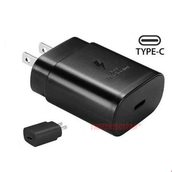 25W Type Usb-c Superrask Vegglader For Samsung Galaxy S20 5g Ultra Ipad Note