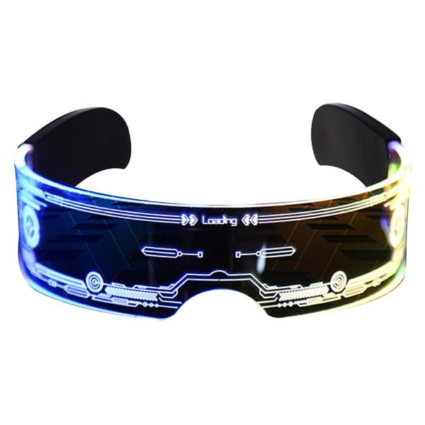 LED-lasit - 7 väriä 12 tilaa - Cyberpunk-juhliin ja baariin C