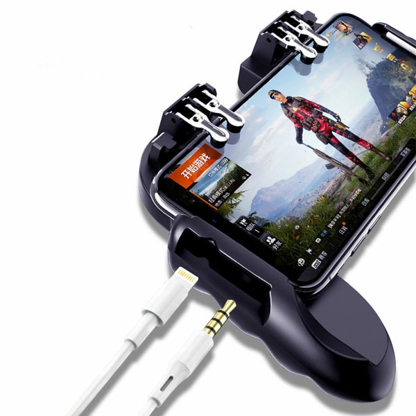 Sexfingers Mobiltelefon Spelkontroll Joystick Kylfläkt Gamepad För Pubg