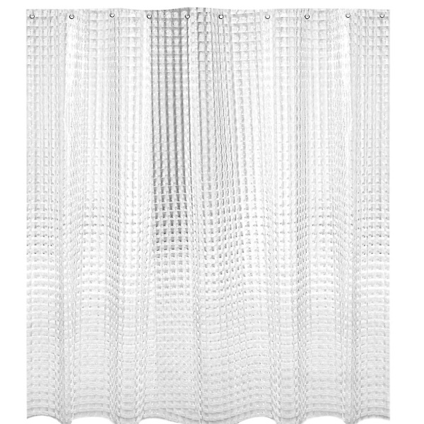 Swotgdoby Transparent Duschdraperi med Kattögon-design i Eva