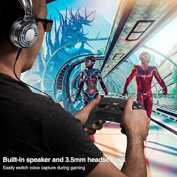 Chronus langaton ohjain PS4:lle, Bluetooth-peli ohjain G