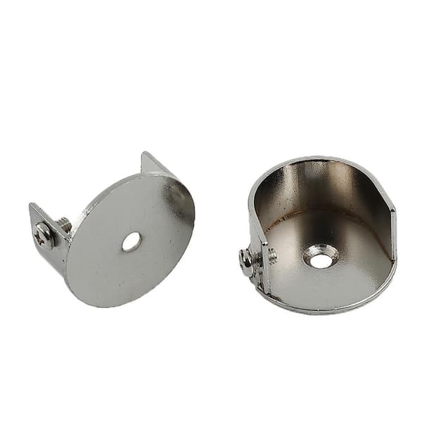 4x2x Infälld konsol Gardinskena Stöd Gardinstångsfäste Väggfäste 28mm