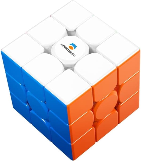 Monster Go 356 EDU Magnetisk Speed Cube 3x3 Stickerless Magic Cube, Professionel Magnetisk Terning med 48 Magneter, Puslespil Egnet til Både Voksne og Børn