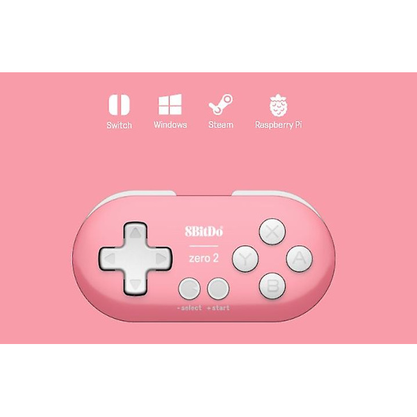 [LCS]8bitdo Zero Mini Controller Bärbar Bluetooth Vit Trådlös Ga
