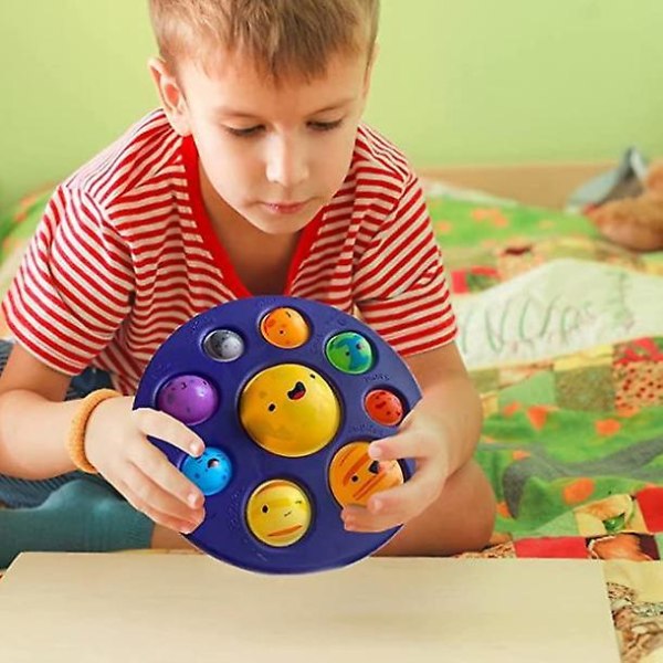 Otte Planeter Push Pop Pop Boble Fidget Legetøj type1