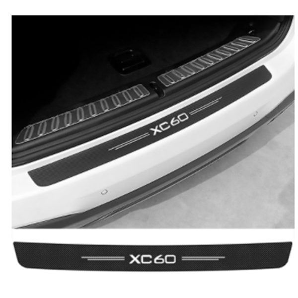[LCS] Carbon Fiber Tailgate Protector for Volvo XC60, Car Tailgate Protector, Trunk Tailgate Protector, Protective Plate
