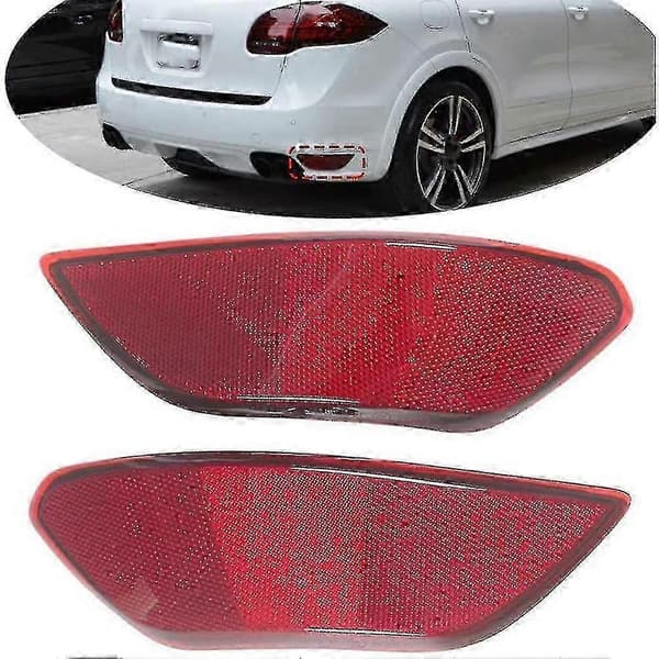 Rød bagkofangerlampe-reflektor til Porsche Cayenne (2011 - 2014)