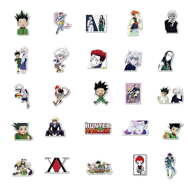 50 kpl Jp Sarjakuva Anime Hunter Graffiti -tarroja
