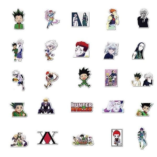 50 st Jp Cartoon Anime Hunter Graffiti Stickers