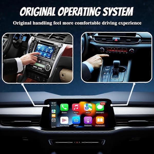 [LCS]PL7 USB Trådbunden till Trådlös CarPlay-adapterbox Fyrkärnig A53-processor Bluetooth 5.0/WiFi 5.8