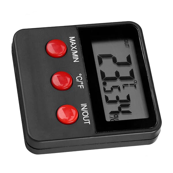 Digital LCD Termometer Hygrometer Temperatur Fugtighedsmonitor Måler til Æggeinkubator Kæledyrshold