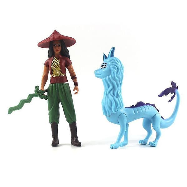 [LCS]8st Raya och den sista draken actionfigur barnleksak