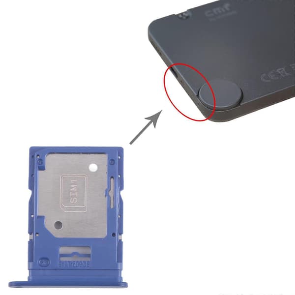 [LCS] For Nothing Phone CMF Phone 1 SIM-kortskuff + SIM / Micro SD-kortskuff Blue