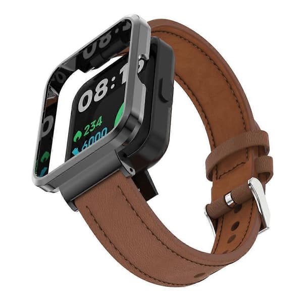 [LCS]Lærklokkerem til Xiaomi Redmi Watch 2 Lite Brown