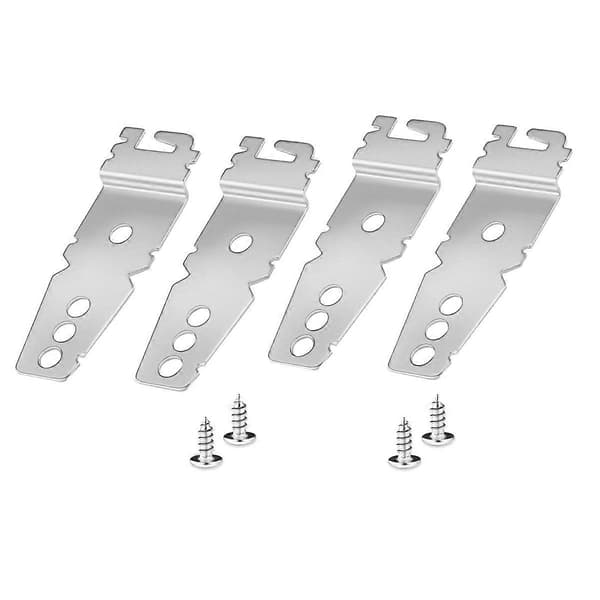 4-pack Premium Diskmaskinsmonteringsfäste, för Whirl-pool, Ken-more Silver