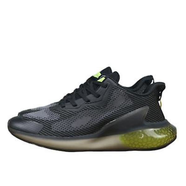Nye Stil Ægte Popcorn Bund Herre Sports Fritidssko Black 43