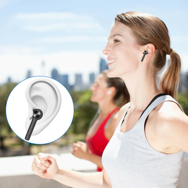 Trådlösa Bluetooth 5.0-hörlurar Öronsnäckor Sportheadset In-ear stereohörlurar