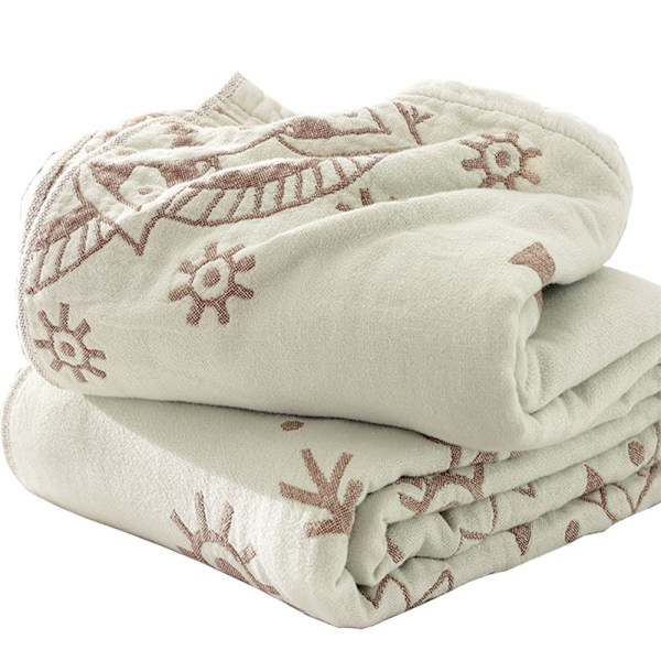 Layers Bambus Bomull Supermyk Boho Pustende Sengteppe Farge2 150*200cm Color2