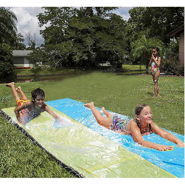 Vesiliukumäki, kesälelu sisäänrakennetulla sprinklerillä Double size