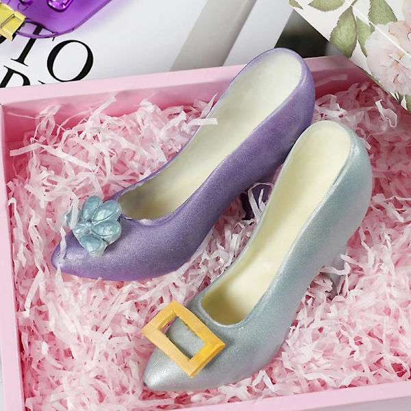 Chokolade Høje Hæle Sko Form Kage Bageform Køkkenudstyr Small Platform Heel 1 Pair