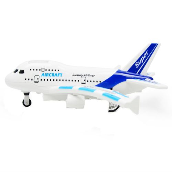 Air Bus 747 Elektrisk Fjärrkontroll Flygplan Barnleksak Fjärrkontroll C