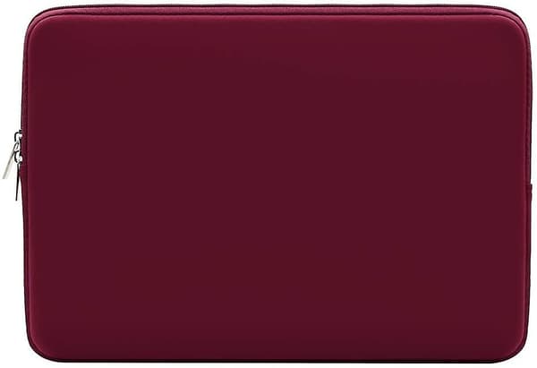 [LCS] Laptopfodral med vadderat blixtlåsfodral Red
