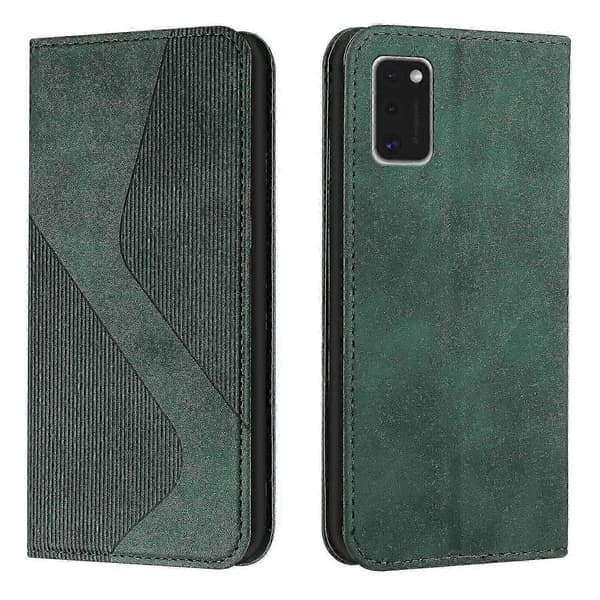 [LCS]Stativfodral för Samsung Galaxy A41 med PU-läderfodral Green Samsung Galaxy A41