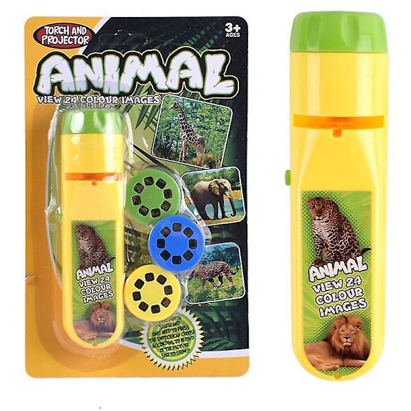 Nattfoto Bild Lampa Läggdags Lärande Roliga Leksaker Projektionsficklampa Barn Projektor Lampa Söt Tecknad Leksak Animal