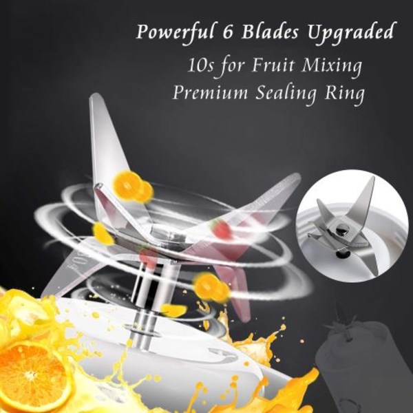 Mini Smoothie Blender, Fityou Portabel Blender USB Blender, 6