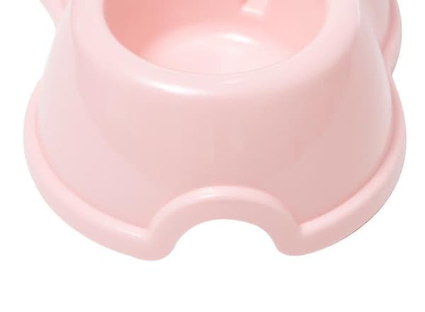 [LCS] Foder- og vanddispenser til kæledyr med automatisk vandflaske Pink