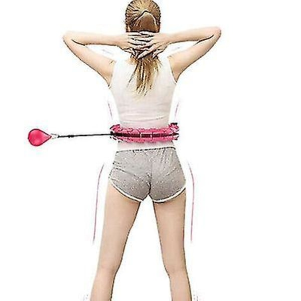 24/21/18/12 Solmua Fitness Älykäs Hula Rengas Irrotettavat Vanteet Painonpudotus Urheilu (18 Solmua)