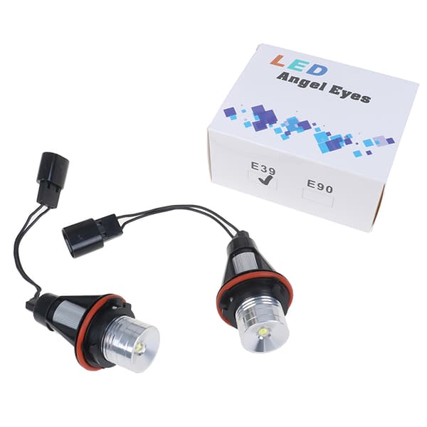 [LCS]2 stk. LED Angel Eyes Marker Lys til E39 E53 E60 E61 E63 White