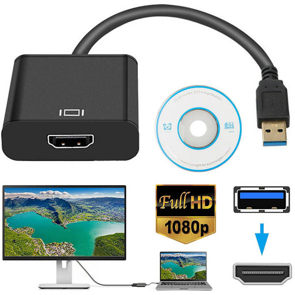USB till HDMI-adapter