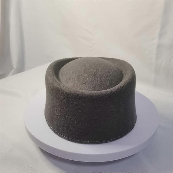 [LCS] Elegant Homburg Fedoras Topphatt Fascinator Base Ensfarget Hatt Flat Hatt Hodeplagg Western Trend for Uformell Bruk Gul Beige