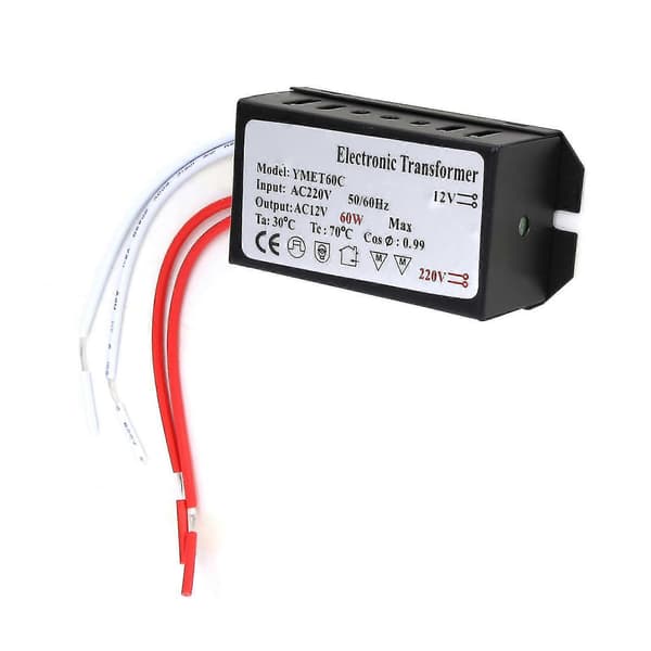 [LCS]220v til 12v Elektronisk transformator spenningsomformer Smart strømforsyningsdriver-God 60W