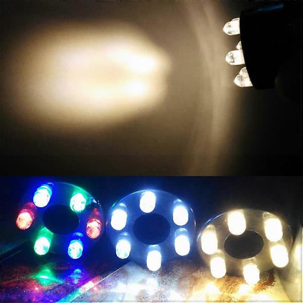 ABS-lys Have Udendørs Under Lys Til Tank Led-lys LED Springvand Damme Vandlys Warm White Ligh