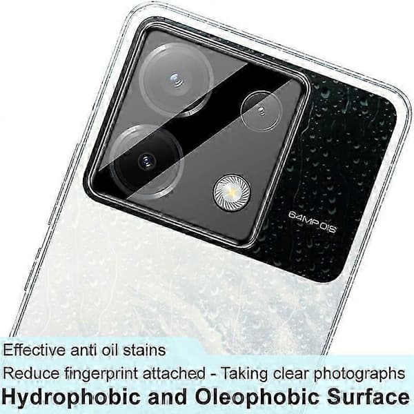 [LCS]Svart version imak High-Definition Integrerad Glaslinsfilm Kamera Not Specified For Xiaomi Poco X6 5G