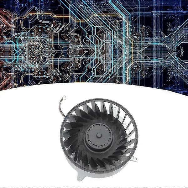 Intern PS5 køleventilator - Erstatnings lydløs konsolventilator 23 Blades