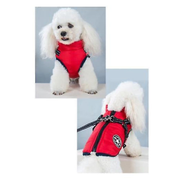 Hund Bomullsjacka För Vinter Red XL