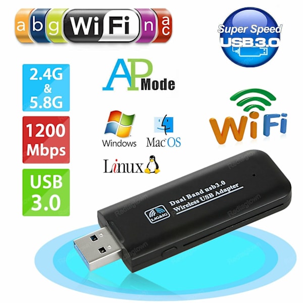 Trådløs Wifi Nettverksadapter