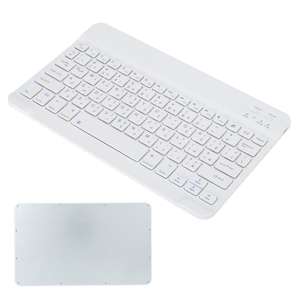 [LCS] Tastatur 10 tommer ultratyndt trådløst til Bluetooth Intelligence computertilbehør (arabisk) 0.3