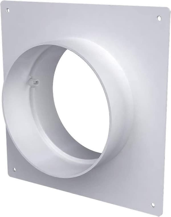 150 mm kanalforbindelsesflange, lige plastrørflange til varme- og køleventilationssystem (15 cm)
