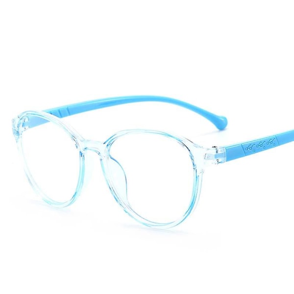 Barn Blått Ljus Blockerande Glasögon Söta Anti Eye Strain Mode Bågar Glasögon För Läs Lek Blue
