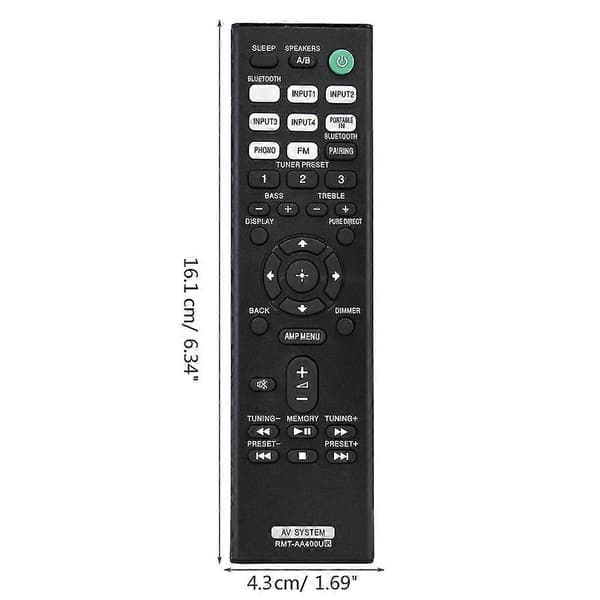 [LCS]STR-DH190 STR-DH590 Ersättningsfjärrkontroll - Ingen programmering krävs, Plug & Play