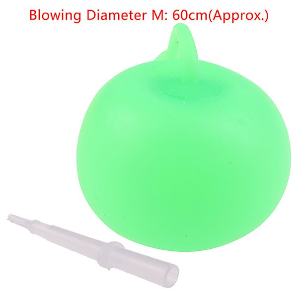 Mjuk luft- och vattenfylld bubbelboll för barn utomhus GREEN M