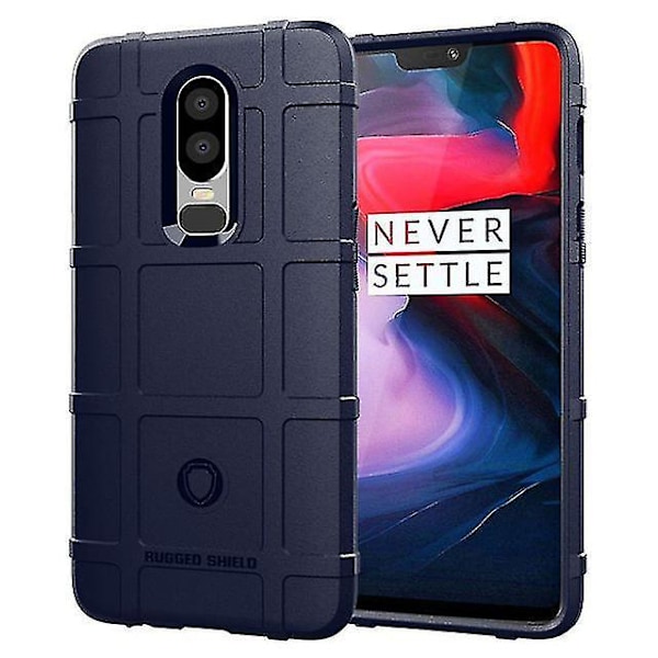 Tåligt Stöttåligt Skyddsskal för OnePlus 6 - Blå
