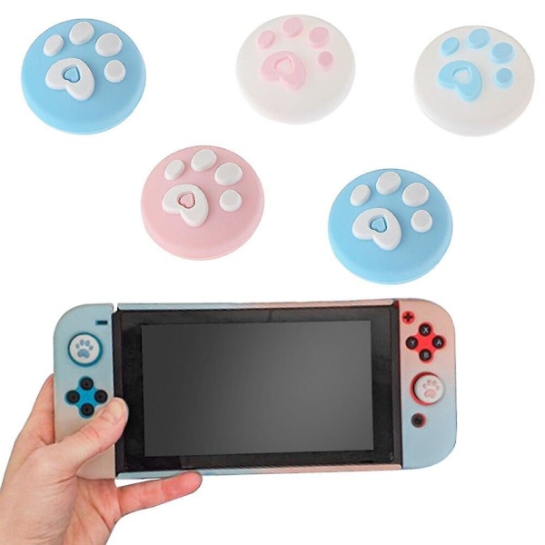 För Nintendo Switch Lite Animal Crossing analog tumgrepp för Nintendo Switch Joy Con JoyCon handkontroll joystick-kåpa spel 6-2pcs