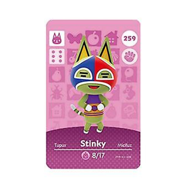 Nfc Pelikortti Animal Crossingiin, ch Amiibo Wii U - 259 Stinky