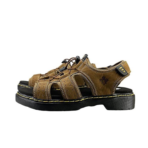 Herr Casual Sandaler Mjuk sula Halkfria Strandskor 38